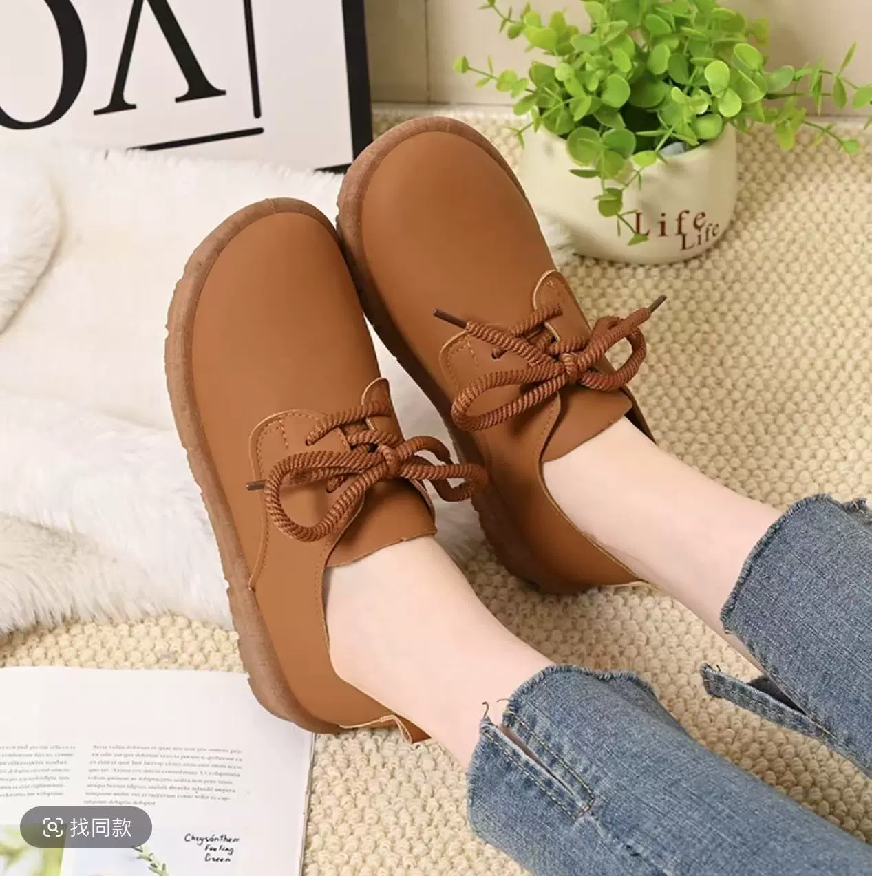 Интернет-хиты продаж: женские универсальные повседневные туфли Birkenstock 2024 (весна-осень), ультрамягкие, в стиле ретро, без застежек, в корейском стиле, на шнуровке.