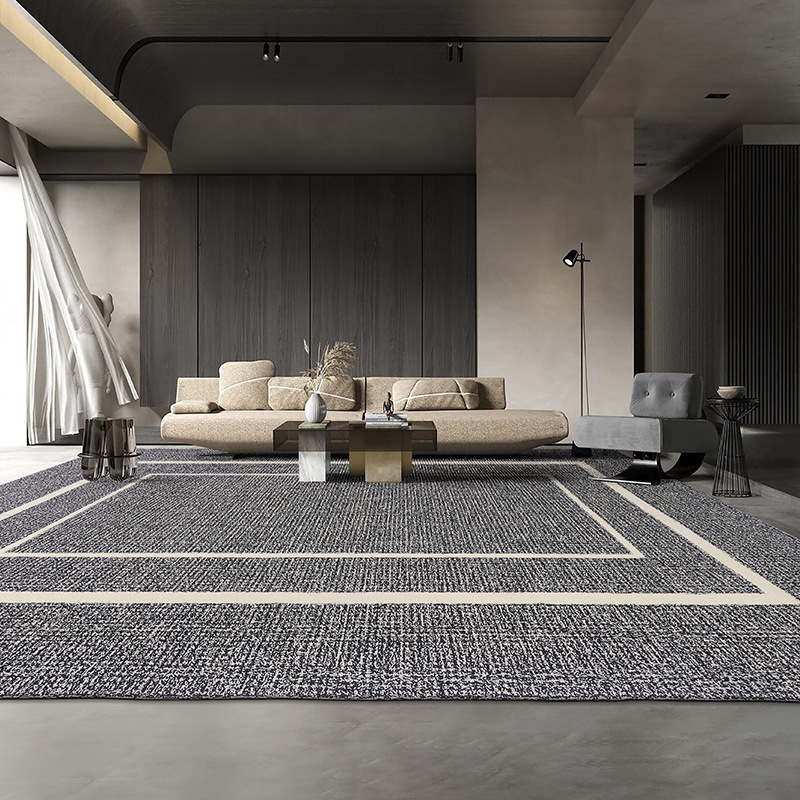 Alfombras tejidas a mano sala de estar lana alfombras de estudio resistente a la suciedad fácil de cuidar alfombras de dormitorio de gran área de villa de lujo