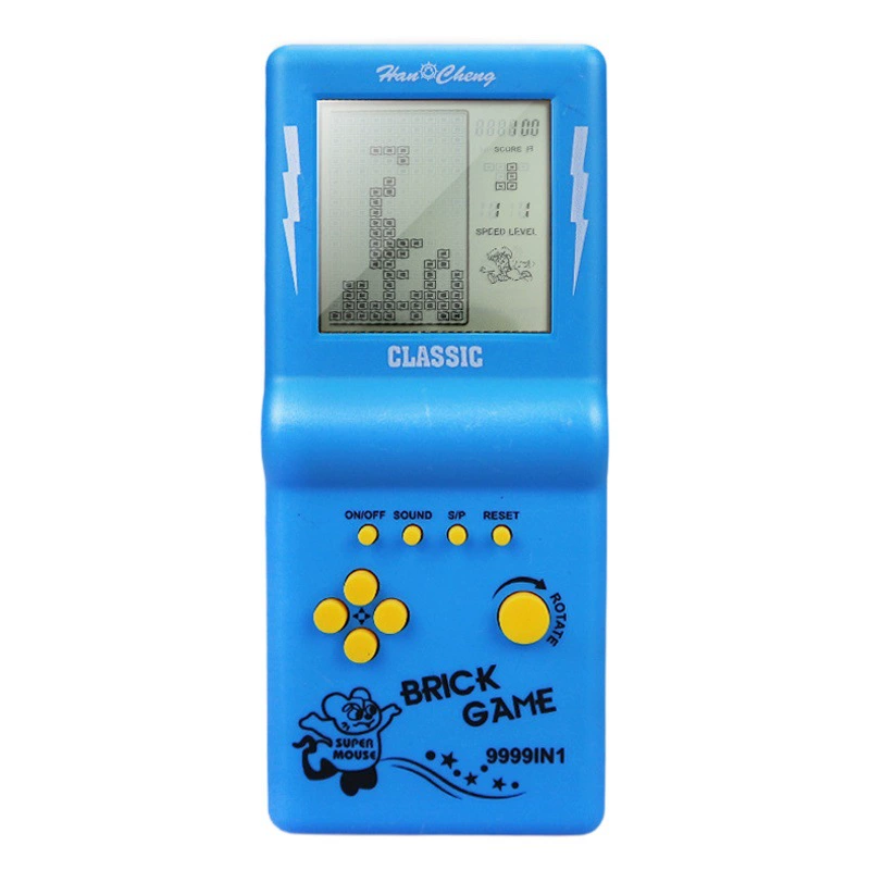 Большой экран, игровой автомат Tetris, ретро ностальгический классический детский портативный игровой автомат 8090, электронные игрушки
