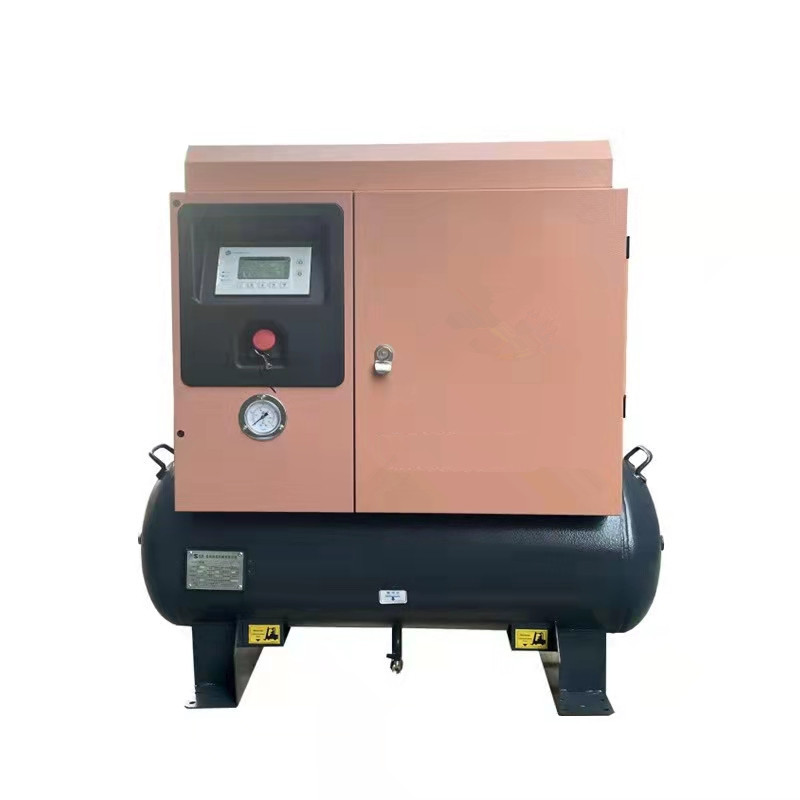 Compresor de aire de tornillo pequeño para el hogar 2.2kw Pintura en aerosol no silenciosa Compresor de aire integrado Bomba de aire