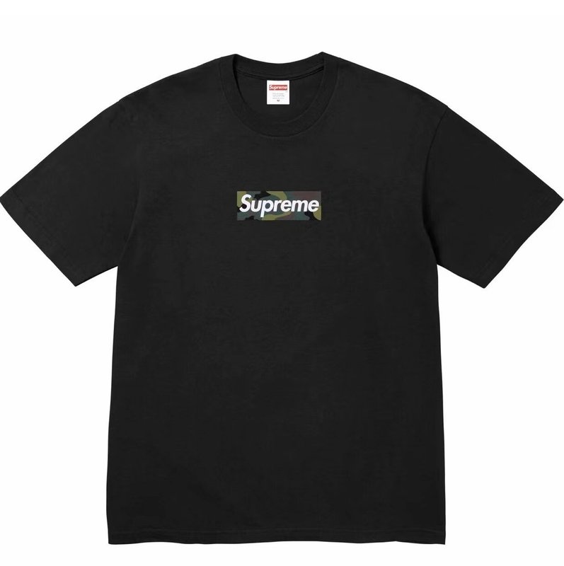 ヨーロッパとアメリカのトレンディなブランド 270 グラム純綿ストリート Sup レタールーズ半袖 Tシャツ男性と女性のクラシックプリントジョイント Tシャツ夏|undefined