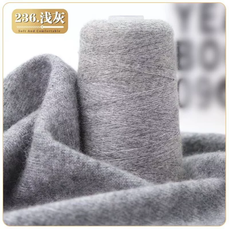 Manufacturer wholesale two-strand cashmere thread genuine cashmere thread 100 woven hand knitted scarf yarn pure DIY wool thread
