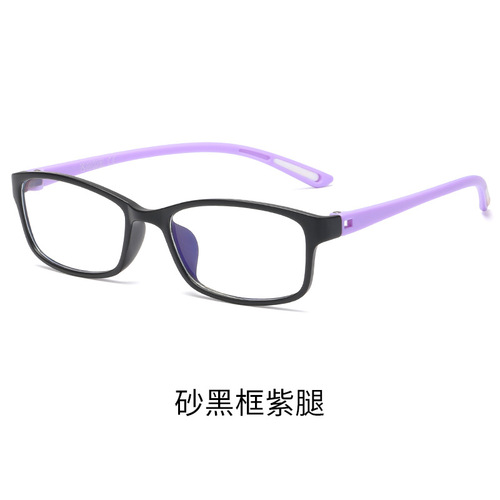 Cross-border Europe and America tr90 finished nearsighted glasses Korean style nearsighted glasses men and women 100 degrees to 600 degrees height 13017 