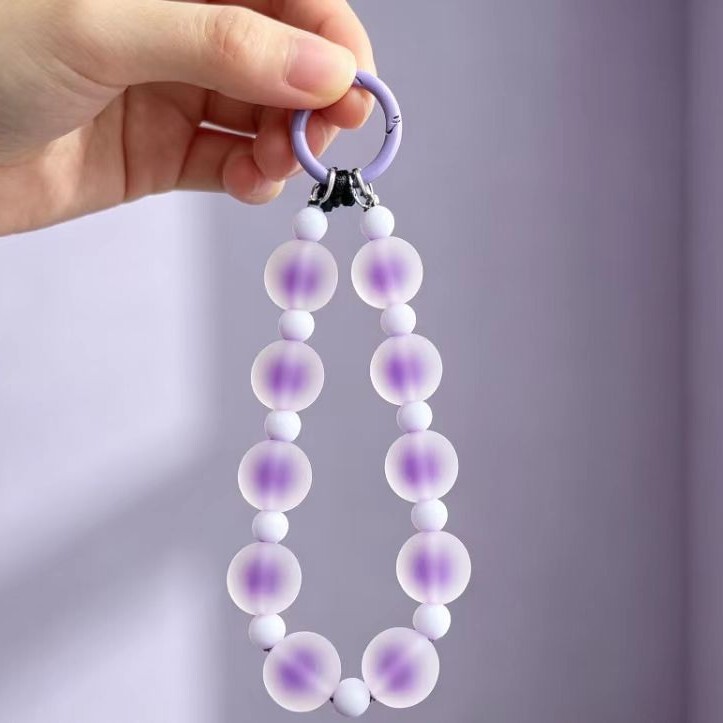 Trendy sparkling phone chain, wrist crystal chain, high-end crystal phone chain, keychain pendant, chain wrist strap