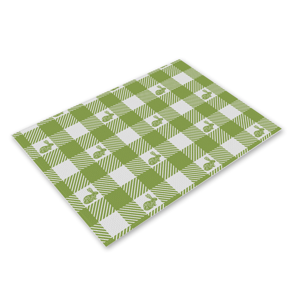 Amazon nuevo conejo mantel europeo y americano mantel de tela de Pascua decoración occidental mantel de lino resistente a las manchas al por mayor