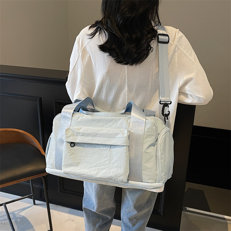 Bolsa de viaje de gran capacidad, ocio, sensación de alta calidad, bolsa de almacenamiento multifuncional expandible, bolsa de viaje de negocios, bolsa de fitness, mochila