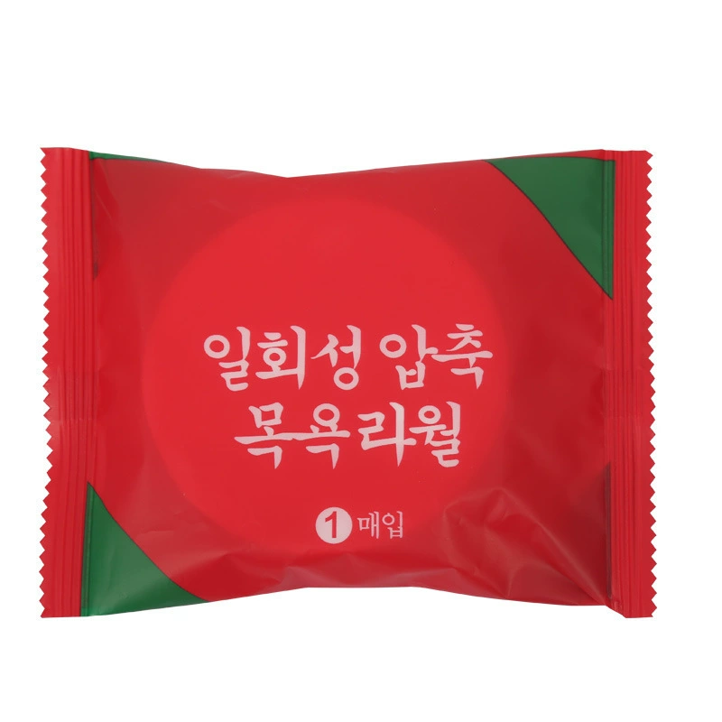 Disposable handheld bath towel for traveling, increased thickness