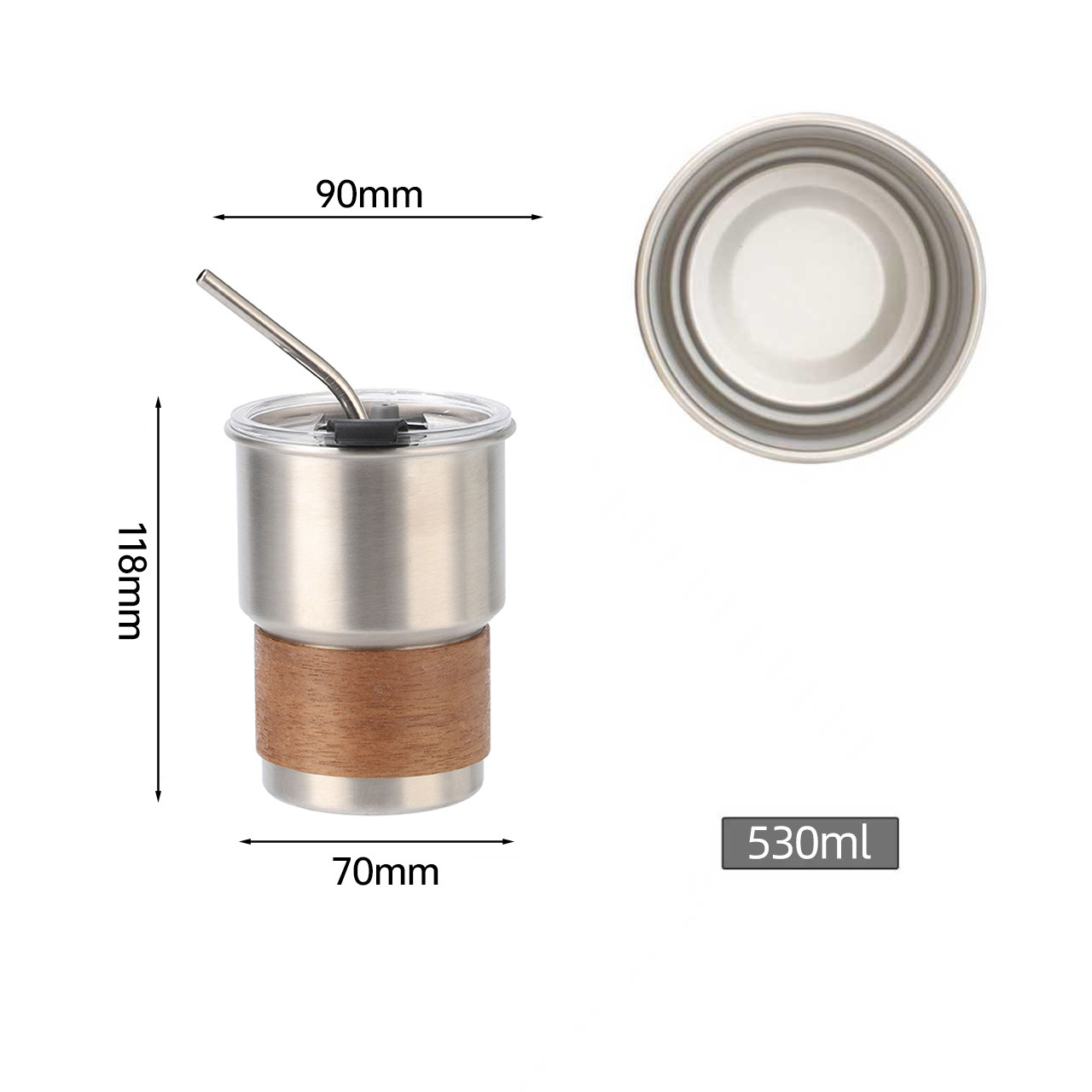 304 acero inoxidable paso taza de café de una sola capa rizado taza de agua portátil al aire libre acampando taza de cerveza de picnic