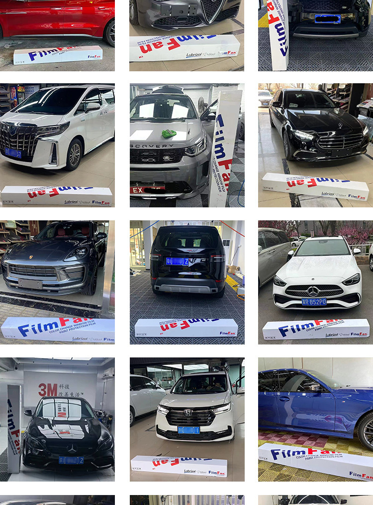 Cross-border color car clothing bright surface TPU car color change film PPF invisible car clothing self-healing paint protective film