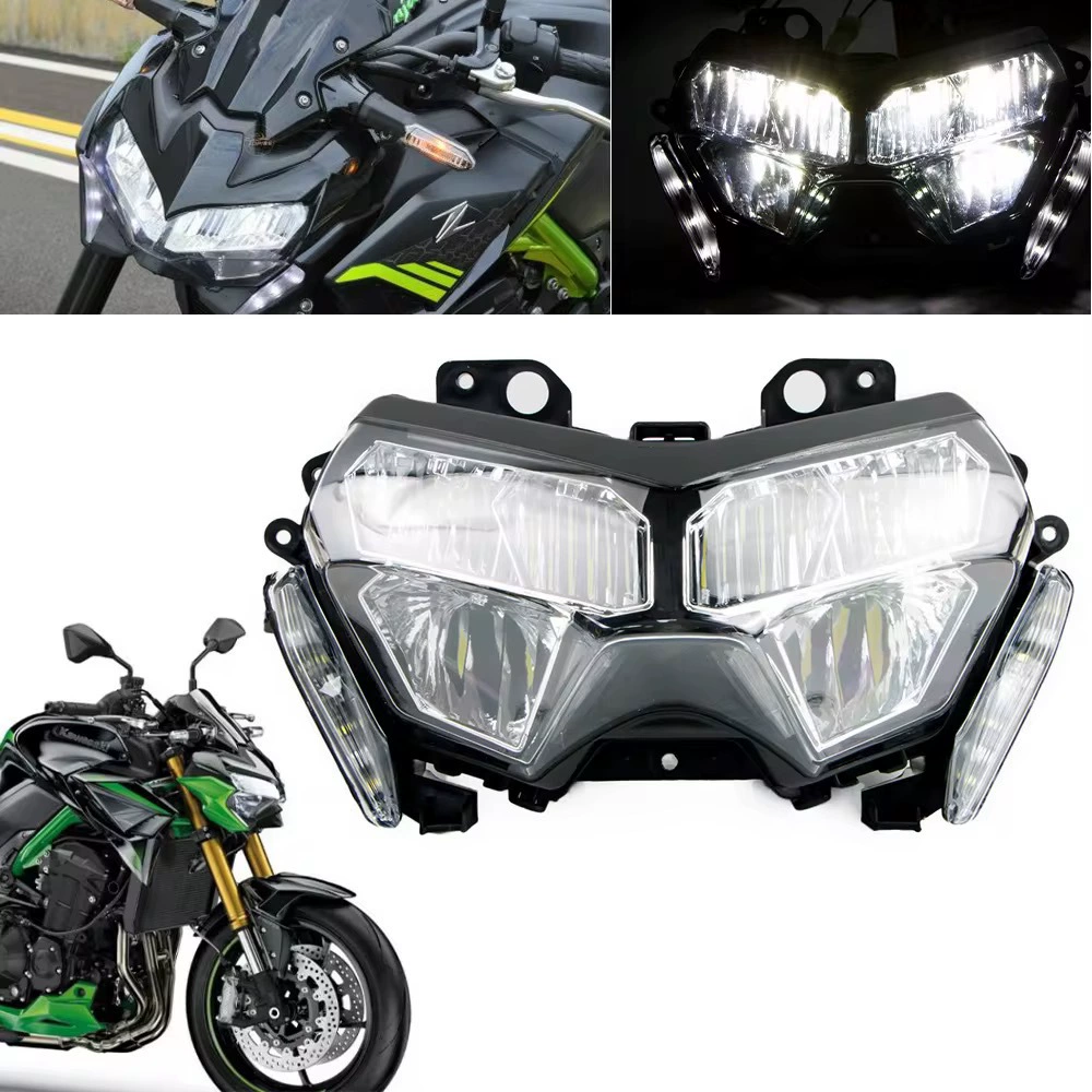 Подходит для Kawasaki KAWASAKI Z900 20-21-22-23 лет, фара в сборе, светодиодная фара
