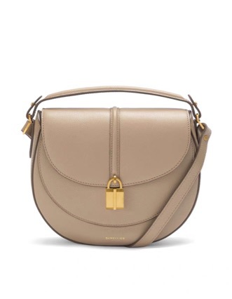 Women's Saddle Shoulder Bag Genuine Leather Chain Handbag_voghion.com