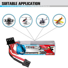 ӥ�CODDAR 300MAH 3S 11.4V 90C�߱���﮵�����ڷɻ�LIHV﮵��