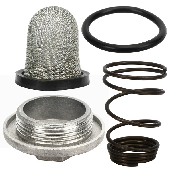 Screw+sealing ring+filter+spring
