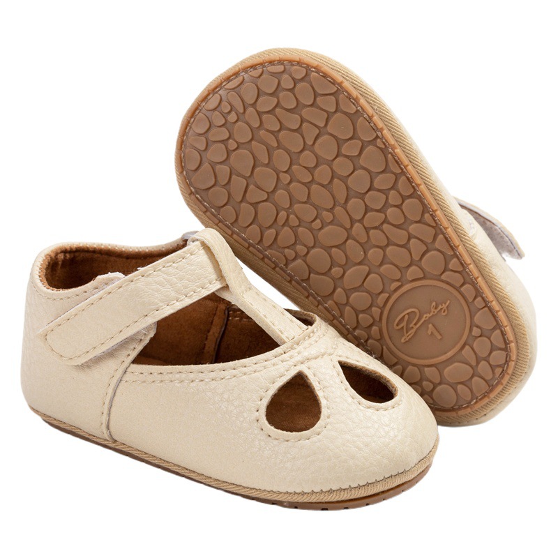 Primavera y verano bebé niña Niño Zapatos hueco princesa zapatos antideslizante suave inferior transpirable bebé sandalias G202