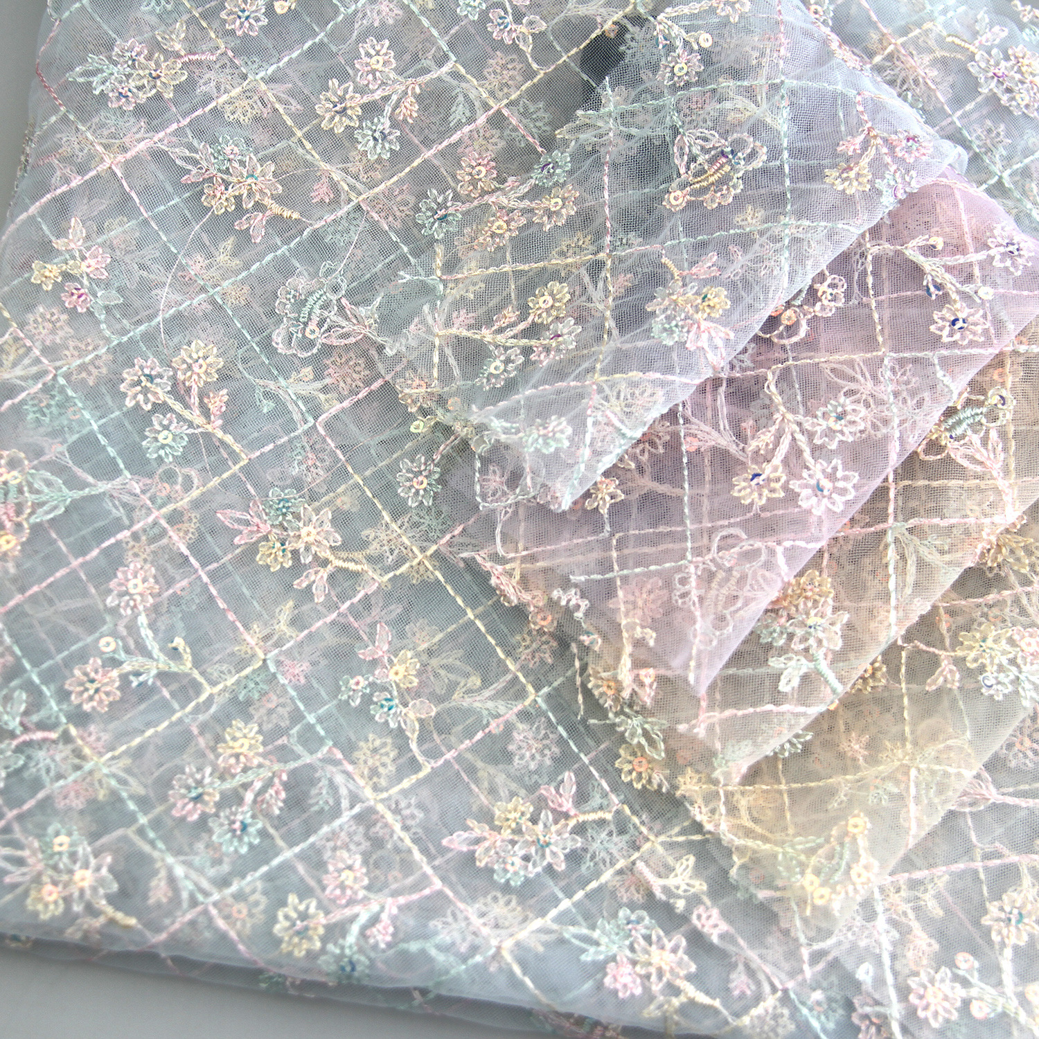Children's clothing spot diamond lattice three-dimensional…