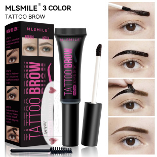 Cross-border special for tearing eyebrow gel tearing eyebrow dye cream lasting non-makeup waterproof sweat-proof easy to color Foreign trade Wholesale