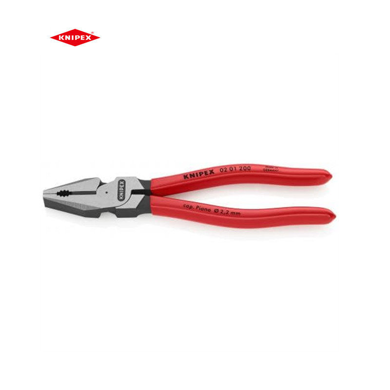 进口德国 凯尼派克KNIPEX 8寸 钢丝钳 平口钳 老虎钳 02 01 200