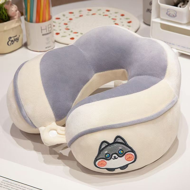 Neck Support Neck Cushion, Travel Nap Pillow, Pillow Sitting Sleeping, A Magic Tool For Car And Airplane Trips_voghion.com
