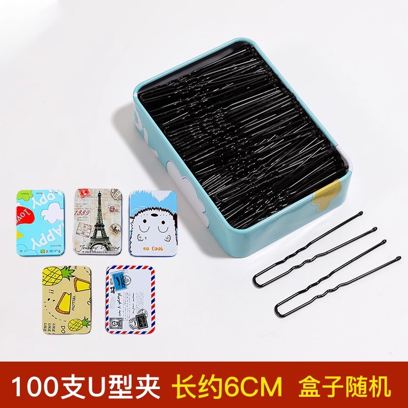 Clip de cabello de acero negro para mujeres, clip de cabello lateral, clip de cabello roto, frente, clip de frangeo, toque de cabello para adultos