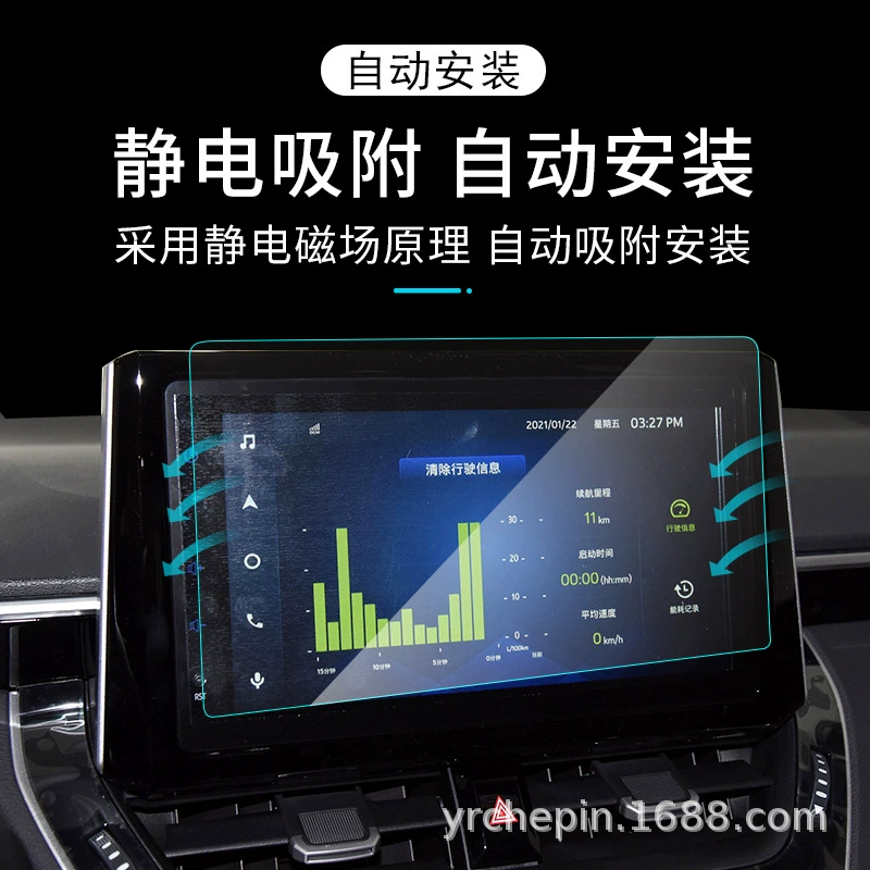 Применимо к Camry Corollara Lelly, Asian Dragon RAV4 Watanta CHR навигационный экран стальная пленка внутренняя пленка контроля