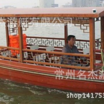 5.3米木结构画舫船