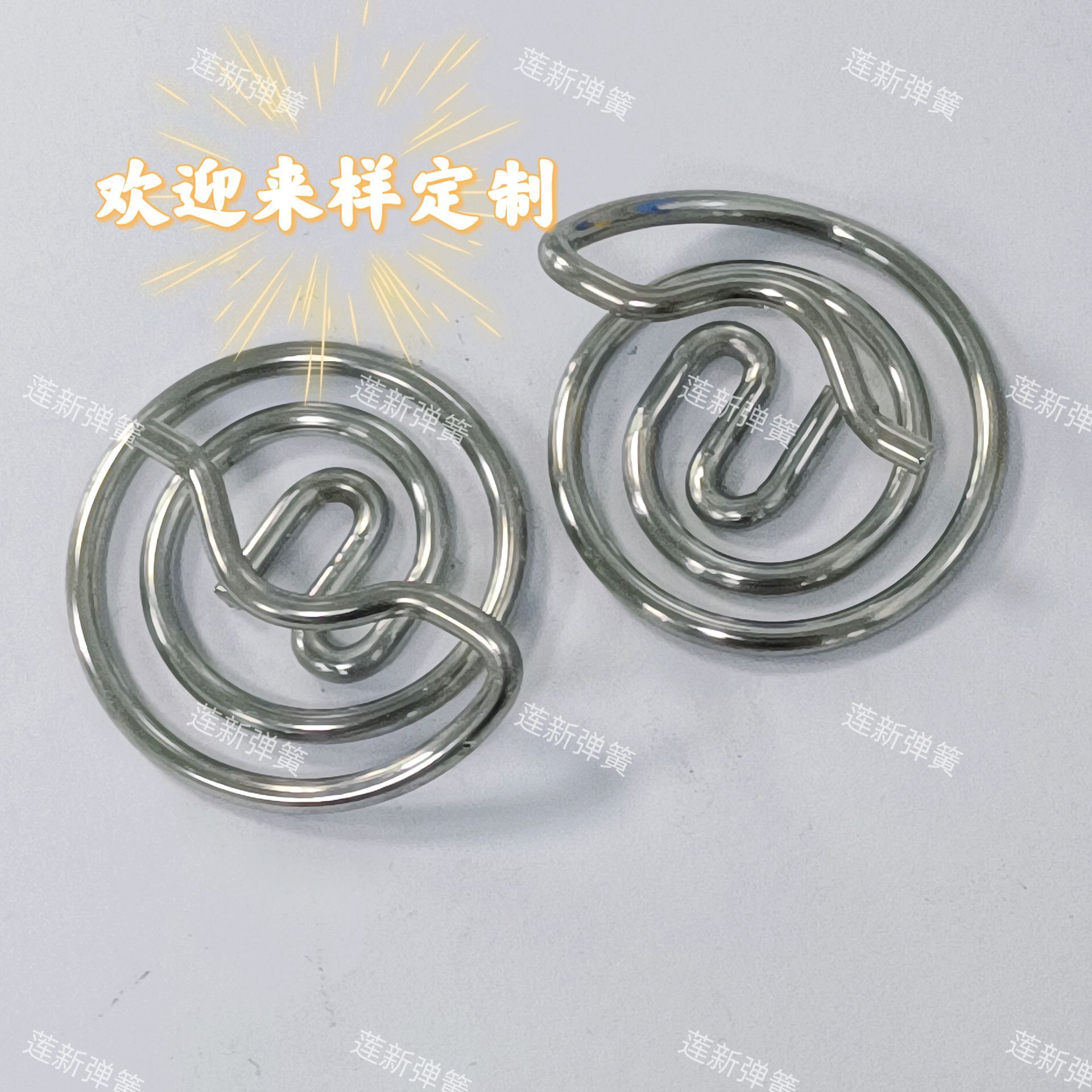 莲新工厂 加工电柜扭簧咖啡机扭簧 双钩拉伸扭簧异形线成型弹簧