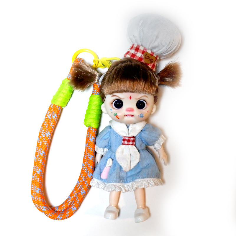 国境を越えた新製品ぬいぐるみ人形人形ペンダントドレスアップ人形女の子ブラインドボックスビニールロリフェン誕生日ギフト|undefined