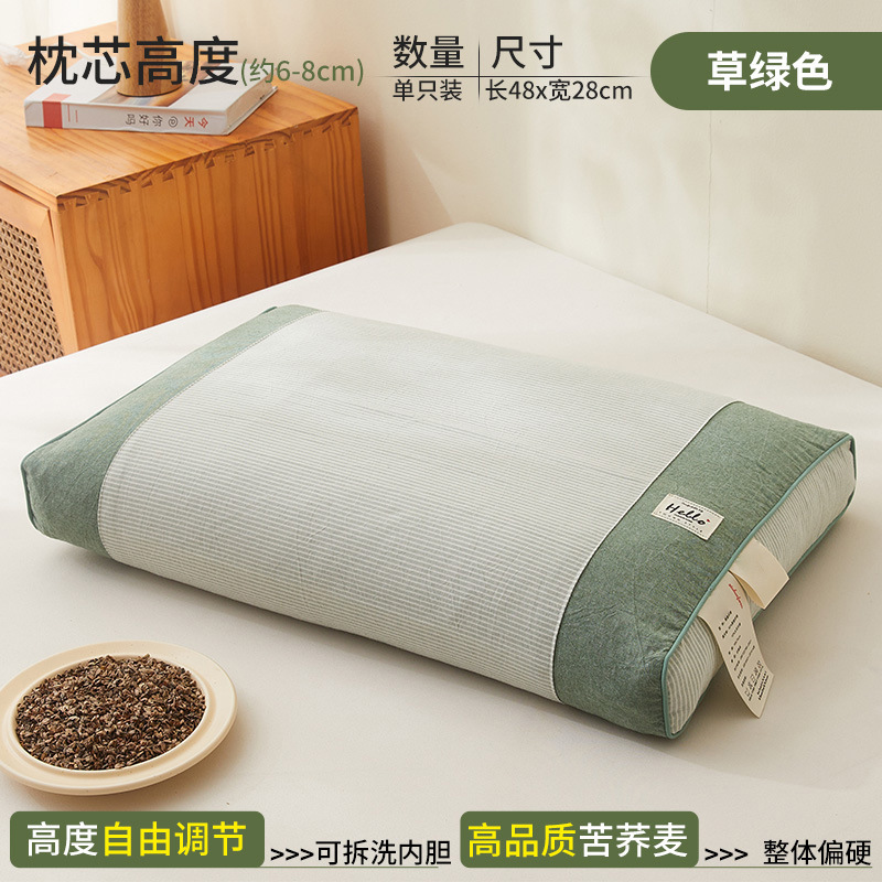 新しい綿そば枕、頸椎保護、睡眠補助枕、大人用夏用首枕、家庭用ペア|undefined