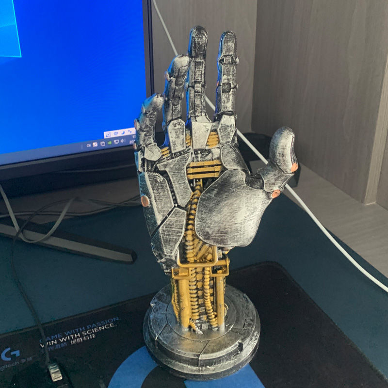 Cyberpunk Manipulator XBOXswitch Handle Storage Computer Competition Desktop Bracket Resin Ornaments for Boys