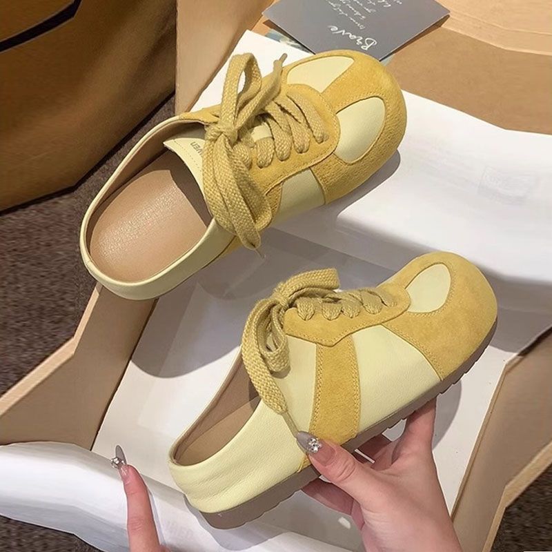 Pink Inner Heightening Thick-Soled Toe-Cap Slippers for Women's Summer Outer Wear 2025 New Lazy One-Legged Big-Toe Birkenstock Sandals