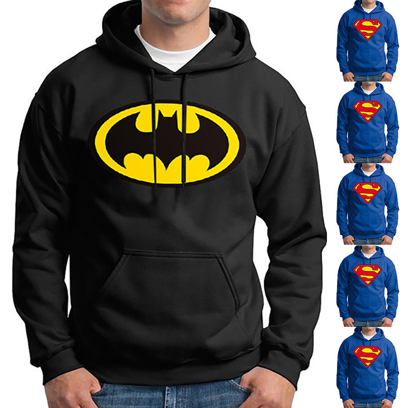 Manufacturer wholesale new sweatshirts Superman Spider-Man unisex couple sweatshirts in stock ready to ship Manufacturer wholesale new sweatshirts Superman Spider-Man unisex couple sweatshirts in stock ready to ship