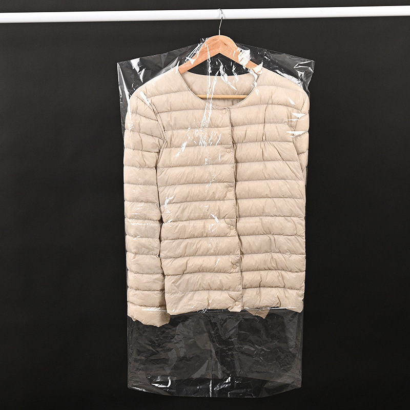 既製服ユニバーサル pp 素材透明プラスチック衣類袋カスタマイズ可能なロゴ防塵袋衣類スーツ|undefined