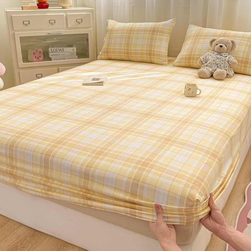 Madre y bebé dormir desnudo clase A cama de una sola pieza cama de algodón puro cubierta de cama de algodón lavado con agua cama de algodón cama de tres piezas