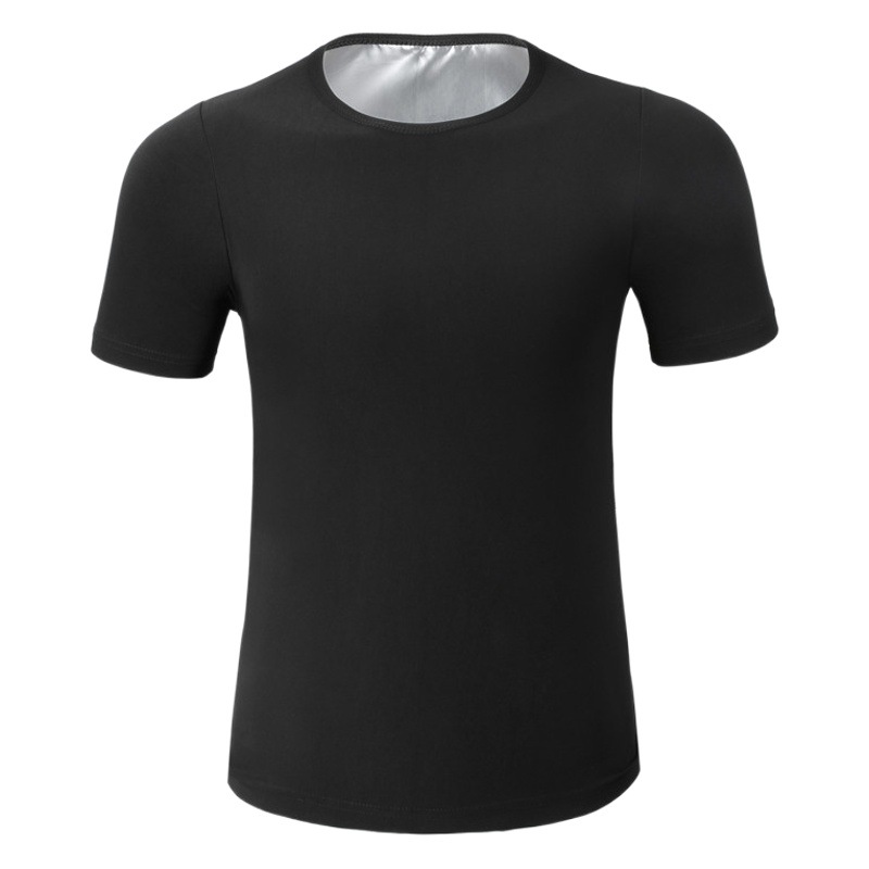 Traje de sudor de manga corta de los hombres de Amazon corsé de fitness deportivo corsé de talla grande europeo y americano corsé transfronterizo