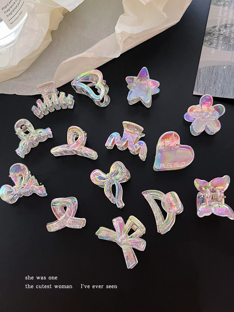 Farbige kleine Haarspange für Frauen Prinzessin Haaraccessoire 2024 neue Seitenpony-Haarspange Haarspange Haarschmuck.