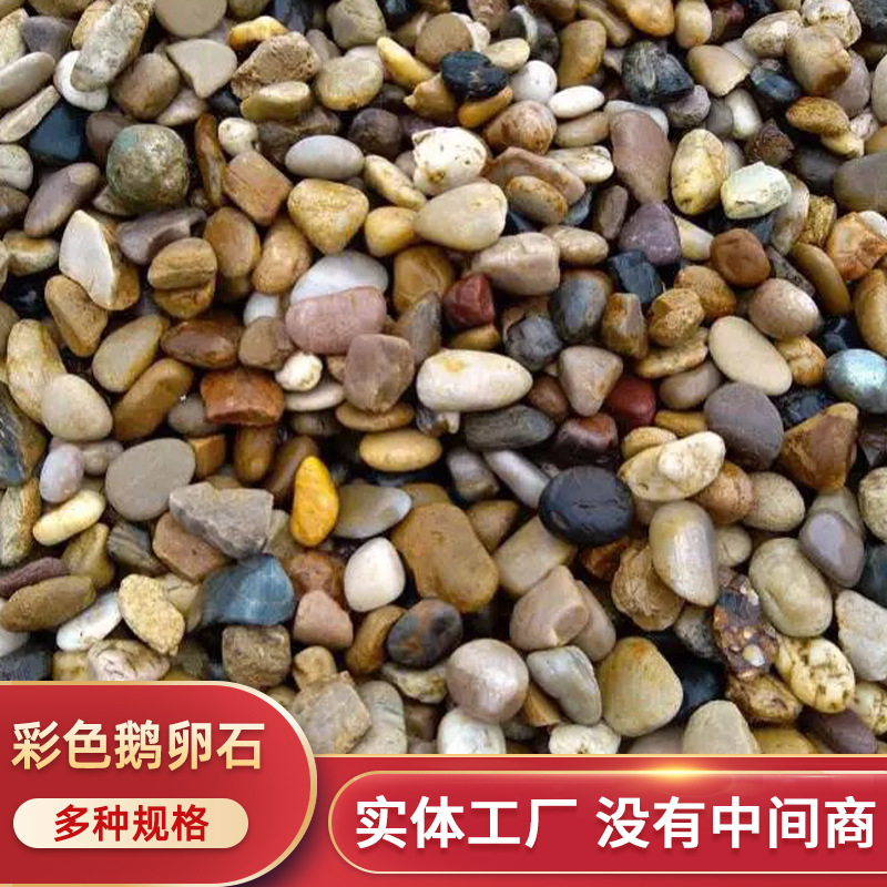 垫层卵石20000吨污水处理河道铺装公园河卵石景观砾石生态铺装