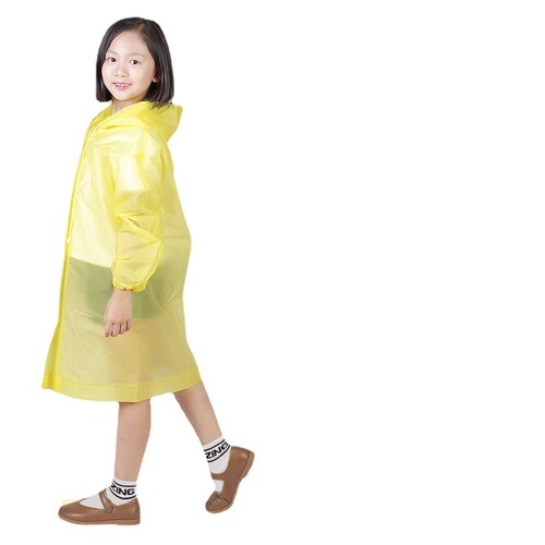 Children's Raincoat Factory Thick EVA Raincoat Disposable Children's Raincoat Baby Raincoat Children's Transparent