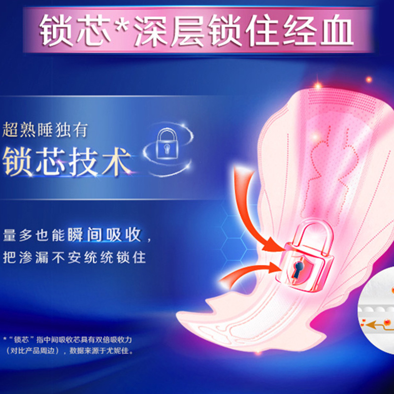 Sophie Sanitary Pads Ultra Sleep Ultra Thin Bare Skin Muscle Soft Ultra Long Capacity Multi-Day Use Menstrual Pads 4818 Wholesale