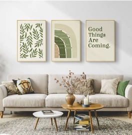 现代装饰画;墙贴;油画