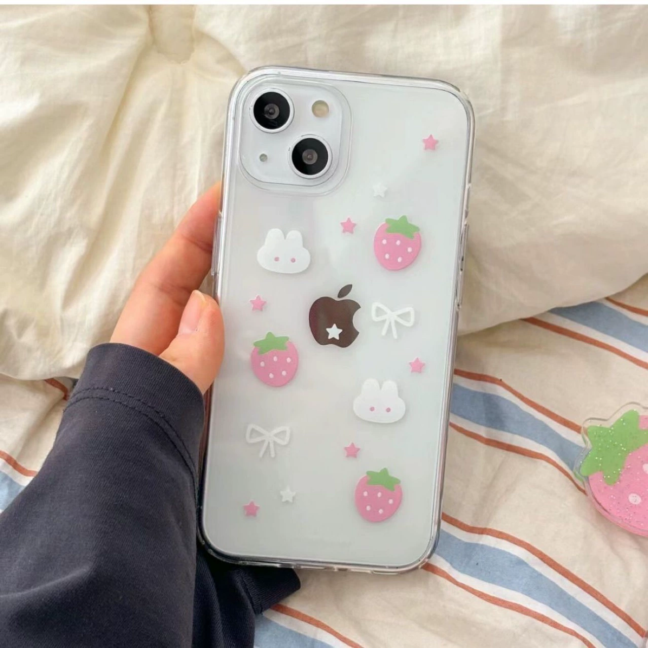 Apple, клубника, iPhone15, чехол для телефона, iPhone12 Pro, 14/13, 13promax, 11, 8, 8plus
