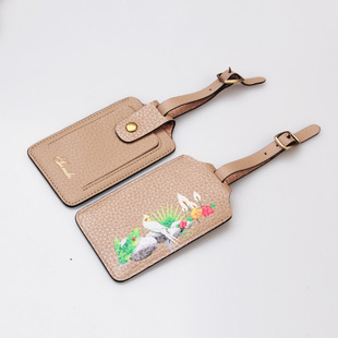 Customized 2025Pu Luggage Tag Card Holder Travel Boarding Luggage Tag Checked Luggage Tag Luggage Tag