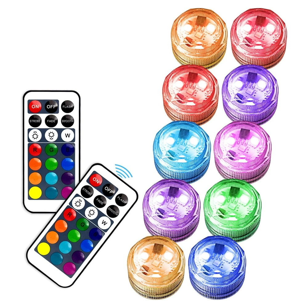 Светодиодный пульт дистанционного управления небольшая погружная лампа алмазная ручка лампа аквариум лампа подводная лампа ваза подарочная коробка ландшафтный декоративный светильник