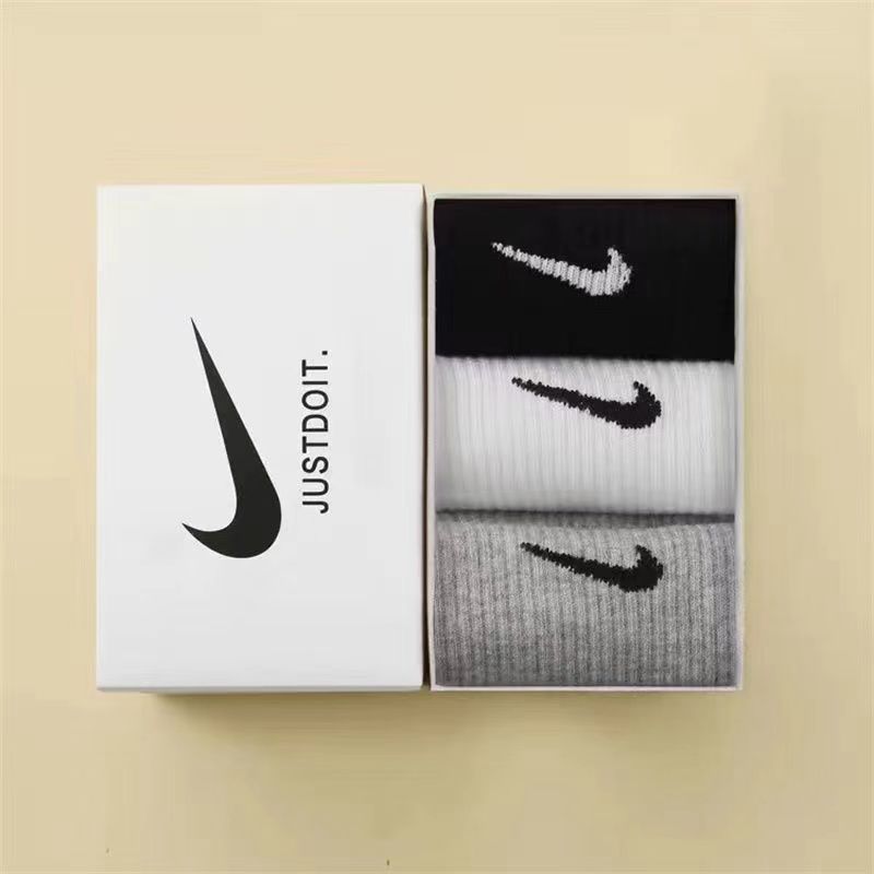 Caja de regalo calcetines hombres y mujeres calcetines de tubo de todo fósforo desodorante de algodón puro para correr deportes baloncesto estudiantes calcetines que absorben el sudor gancho