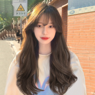 Wig for Women with Long Hair, Natural Full Headband, Large Wavy Long Curly Hair, Medium and Long Hair, 2025 Fashionable New Wig Set
