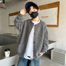 男童开衫毛衣秋装2025新款儿童春秋冬款中大童外套男孩秋季针织衫