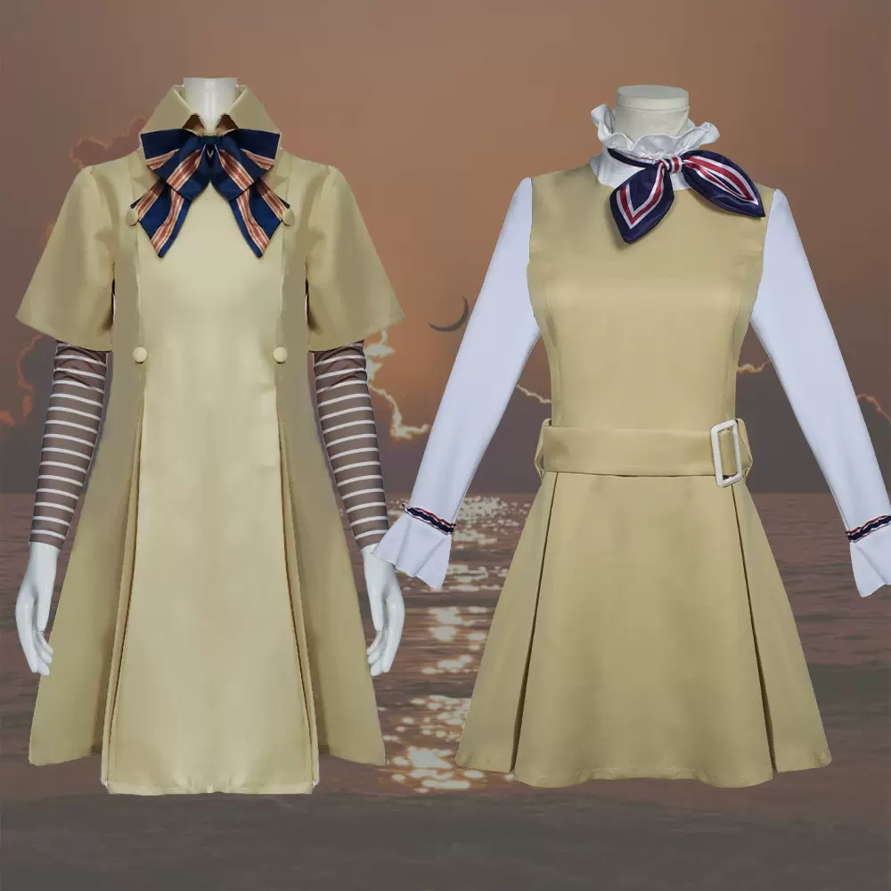 梅根cos服万圣节儿童连衣裙M3GAN主角同款角色扮演服cosplay服装