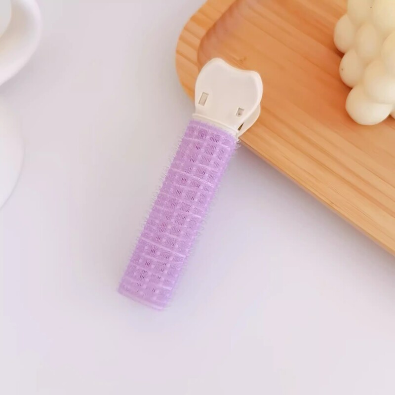 韓国の新しいエア前髪カーリングツールプラスチック怠惰な自己粘着ヘアカーリングツイストカーリングクリップ|undefined