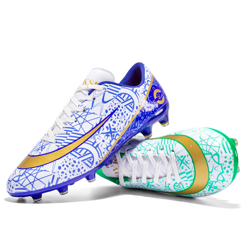 Nuevos zapatos de fútbol para hombres respirables y resistentes al desgaste, zapatos de fútbol de estilo Duan Duan, comercio exterior