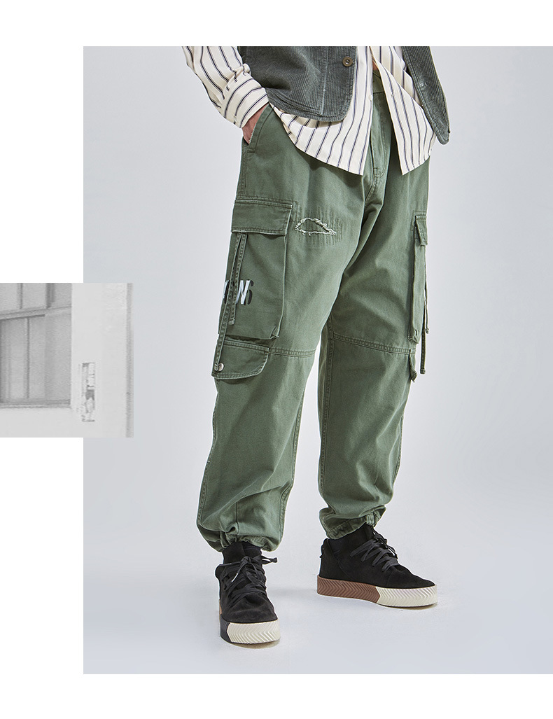 Herrenbekleidung Thai King Herrenbekleidung Tide Brand Overalls Herren 2024 Herbst Neue Herrenhosen Jugend Bedruckte Freizeithosen_voghion.com