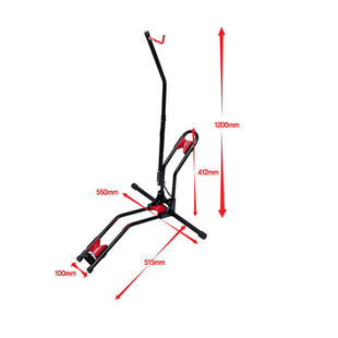 Bicycle parking rack plug-in mountain bike bracket wall hook tree vertical rack hanging wall bracket 021-01